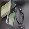 استتوسکوپ دو سر پزشکی با کف داخل بسته بندی و اندازه دستی 18.6X10.8 سانتی متر